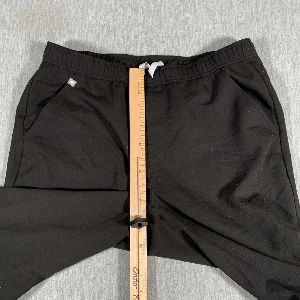 FIGS Tansen Scrub Pants Mens‎ Large Black Technical Collection Jogger Medical